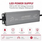 Led Power Supply 110v To Dc 12v Voltage Converter Transformer Adapter Waterproof