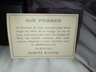 Vintage Air France 1st First Class Airline  Cologne Gift Set Moustache Rochas