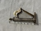 Netafim Sterling Silver Judaica Spice Box Harp   Special Collectable Stamp