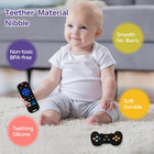 Hooku 2 Pack Silicone Teething Toys For Babies 0-6 Months  Teethers For Babies 6