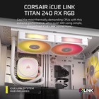 Corsair - Icue Link Titan 240 Rx Liquid Cpu Cooler With Rgb Lighting - White