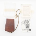 Vintage Zeiss Ikon Ikophot Selenium Light Meter W  Leather Case Made In Germany 