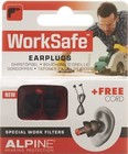 Alpine Worksafe Earplugs 1 Pair With Case - Reusable  Comfortable