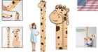 Wooden Growth Chart Kids Height Wall Ruler Kids Room Decor Giraffes