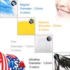 400 100pcs Disposable Materials Dental Micro Brush Applicator 4 Optional Sizes