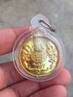 Lp-phat Duo-dragon Buffalo-head Thai Amulet Luck Rich Charm Protection 