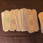 Vintage Chuck E Cheese Prize Tickets  240 Tickets W  Token Cup   More