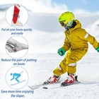 Wazitin 2 Pack Ski Boot Horn 13 Inch Shoe For One Size  Red  2 Pcs 
