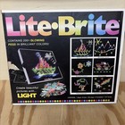 Hasbro Lite-brite Classic Magic Screen Light-up Art Set 214 Pieces Complete Set