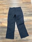 Vintage East German Military Navy Hbt Dark Blue Uniform Pants Large M52