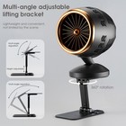 Portable Desktop Range Hood 3-speed Kitchen Exhaust Fan With Filter Usb For Bbq