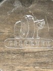 Vintage Gillette Tires Rubber Glass Ashtray Us Royal Master Bear For Wear Logo