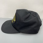 Vintage Korean War Veteran Forever Proud Ball Cap Hat Snap Back Black Made Usa