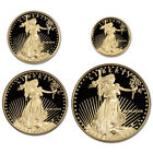 American Gold Eagle Proof Four Coin Set In Ogp - Random Date