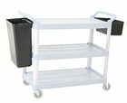 Refuse And Silverware Bin Set  Cart Refuse Bin  Bus Cart Silverware Bin