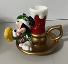 Mickey Mouse Tea Light Candle Holder  paint Chipping  Teleflora Vintage Disney