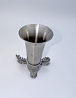 Jagermeister Stag Head Shot Glass Pewter Deer Antler Holder Stainless Cup Bar