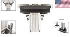Stainless Steel Dishwasher Door Latch - Black  Ambidextrous With Lever Handle