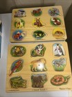 Lot Of Two  2  Melissa   Doug Wooden Sound Puzzles Zoo Animals instruments Euc