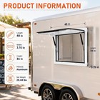 48 x36  Concession Stand Serving Window Food Truck Service Hydraulic Lifting New