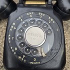 Vintage Black Rotary Dial Telephone Phone Stromberg Carlson 1543 Desk Taple