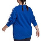 Nwt Adidas Sweatshirt Womens Essentials 3 Stripe Plus Size Blue Pullover Size 2x