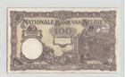 Belgium 100 Francs 1925  P-95 Early Type  1921-1927   Early Series  Orig  Vf  B5