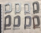 8 X Medium Sized C Clamps - All 8 For 1 Price