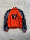 High School Vintage 70 s Leather Wool Letterman Varsity Jacket Washington