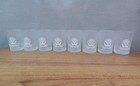 Set Of 16 J  germeister Frosted Glass Shot Glasses Drinks Bar Man Cave