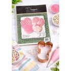 Designer Stencils Bunny Head Cookie Stencil   Copper Cutter Set Easter Baking