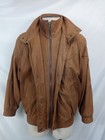 Adventure Bound Jacket Large Brown Leather Bomber Thinsulate Vintage Wilsons 90s
