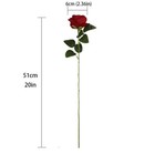 Artificial Rose Flowers Realistic Faux Rose Stems Wedding Home Party Decor 20pc