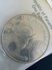 1971 Panama 1 Balboa Silver Proof Coin Us Mint Mintage 6863 Ogp Envelope Cello 1