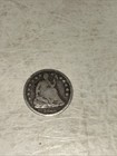 1858 Seated Liberty Half Dime 