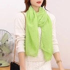 Women s Cotton Linen Scarf Pashmina Shawl Long Soft Solid Wrap Hijab Summer