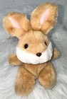 Vtg 81 Russ Berrie Honey Plush Bunny Rabbit  400 Original Release Pink Ears Rare