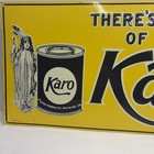 Karo Embossed Sign   There   s A Wealth Of  Health In Karo   17    X 8 75   