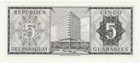 L 1952  1963  Paraguay  5 Guaranies  Unc P-195 Serial   Upper Left   Lower Right
