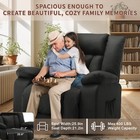 Oversize Dual Motor Power Lift Recliner For Adults  Electric Chair  Faux Leather