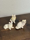Lot Of Vintage Cat Kitten Dog Figurines China Hand Painted Trinkets
