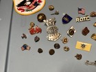 Vintage Wwii Us Military Pins  Patches  Items Lot Scout