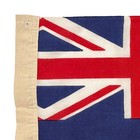 Small Vintage Cloth Flag Australia Banner Old Wool Blend Union Jack Textile Art