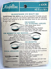 Rare 60s Or 70s Vtg Maybelline All Eyes Kit Makeup Palette Mascara Set Nos Read