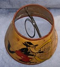 Walt Disney s  Three Little Pigs  Lamp Shade  C  1930s  Big Bad Wolf  Damaged