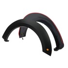 4pcs Fender Flares For Ford F150 2015-2017 Styleside Led Light Matte Black Abs