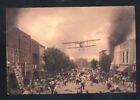 Real Photo Tulsa Oklahoma 1921 Race Riots Street Scene Airplane Postcard Copy