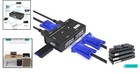 Efficient 2 Port Usb Vga Kvm Switch With Cables - Multiple Os Compatible