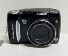Canon Powershot Sx120 Is Digital Camera 10mp 10x Optical Zoom  tested   Working 