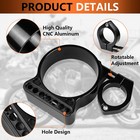Indicator Side Speedometer Bracket Relocation Clamp For Harley Xl 883 1200 95-14